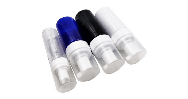 low moq portable plastic foam bottle