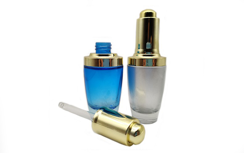 glass essential oil bottle